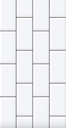 UNO 25X50 INTERLAKEN WHITE